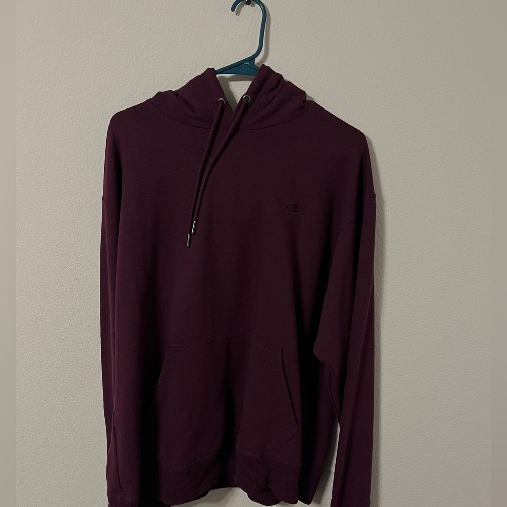 Champion Men's Maroon Hoodie